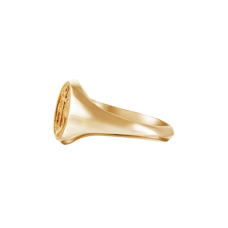 Anchor Ring - Yellow Gold