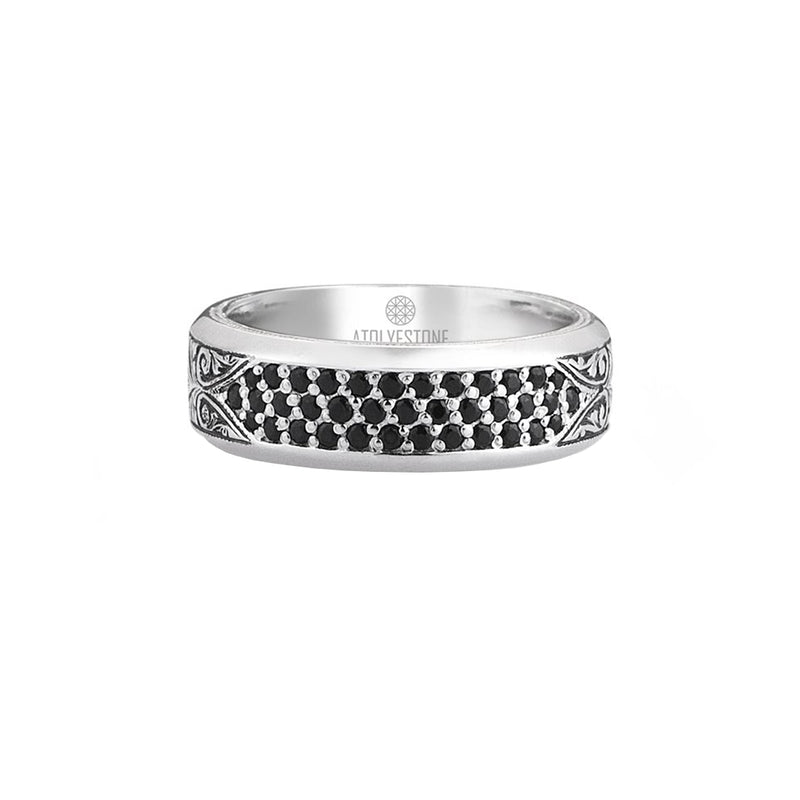 Classic Pave Band Ring for Men