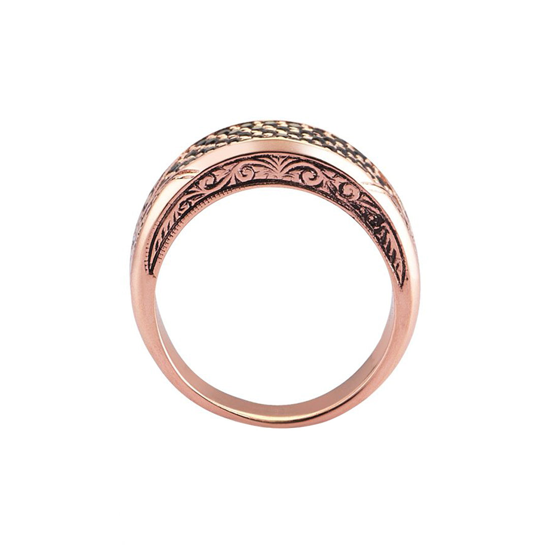 Classic Pave Signet Ring for Men