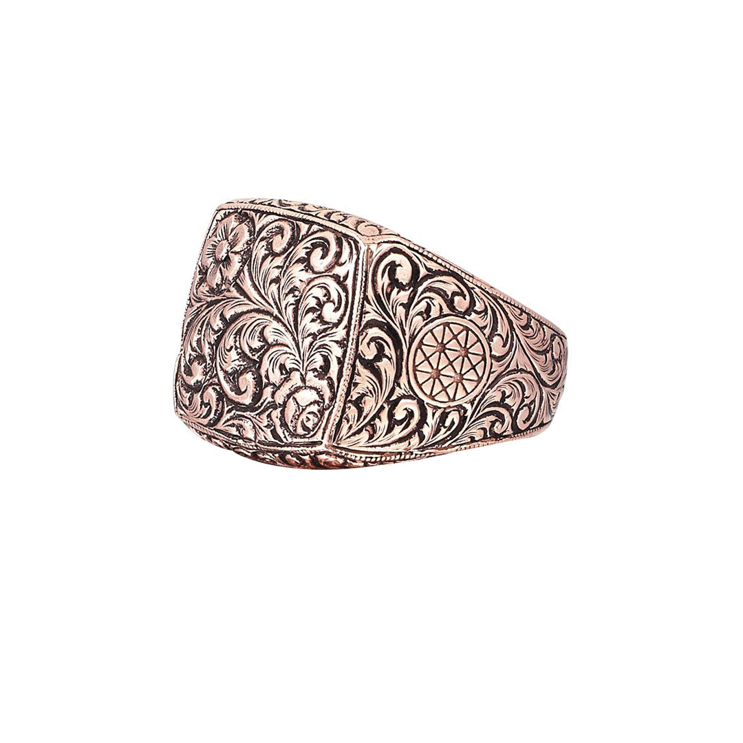 Mens Classic Ring - Rose Gold