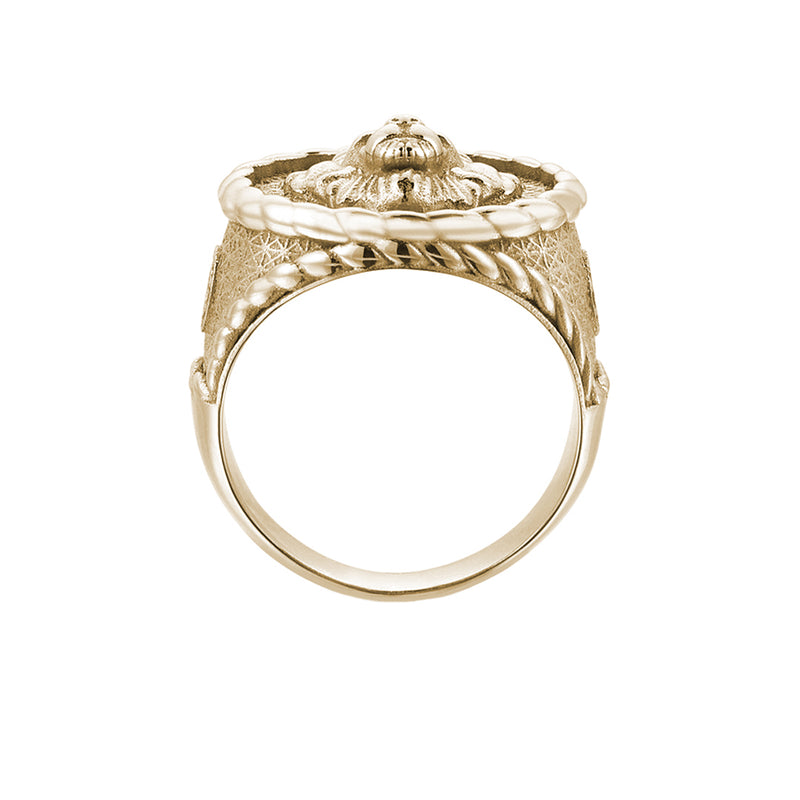 Imperial Leo Ring - Solid Yellow Gold