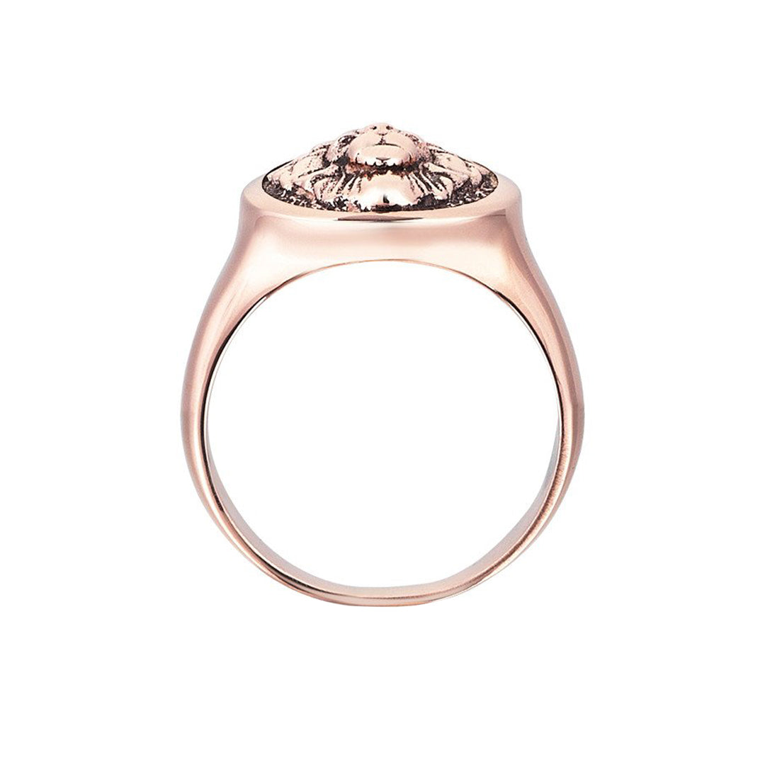 Mens Leo Ring- Solid Gold