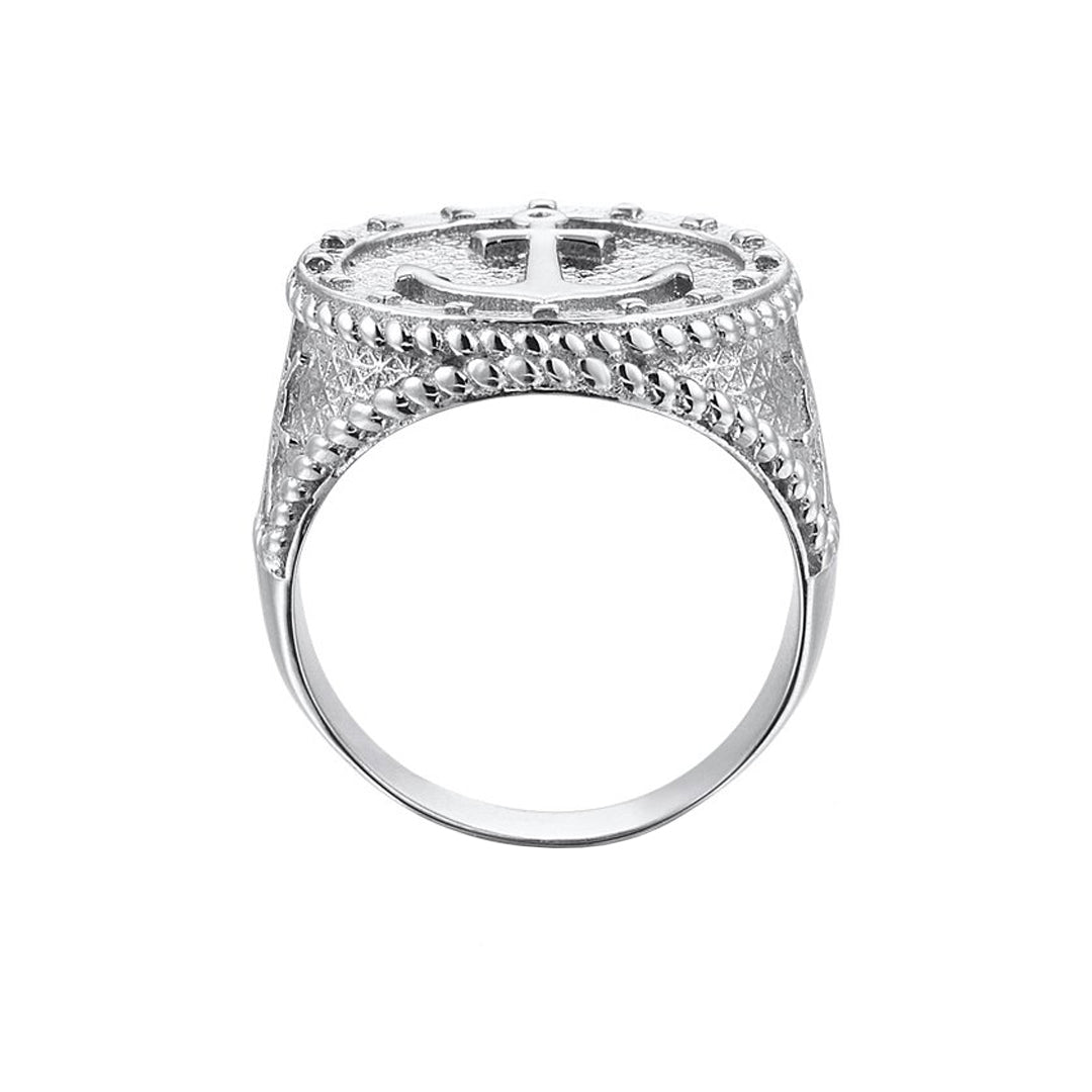 Mens Anchor Ring