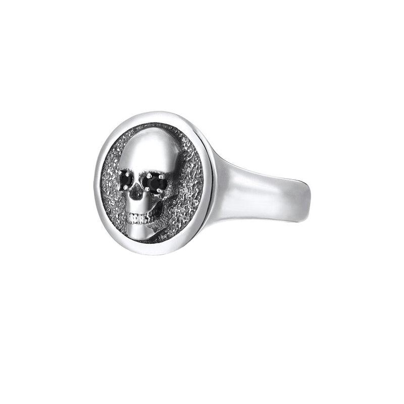 Skull Ring- White Gold