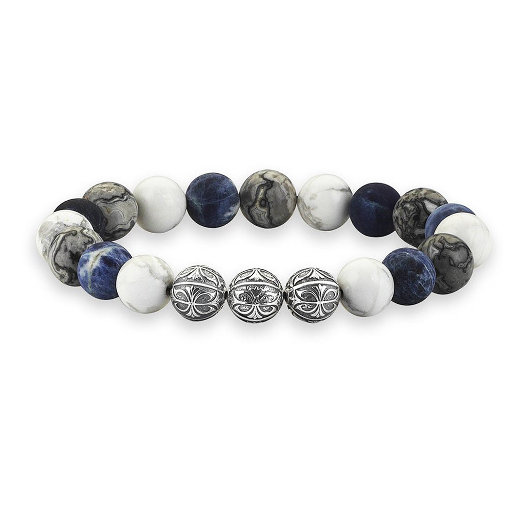 PREMIUM MULTISTONE APEX BEADED BRACELET