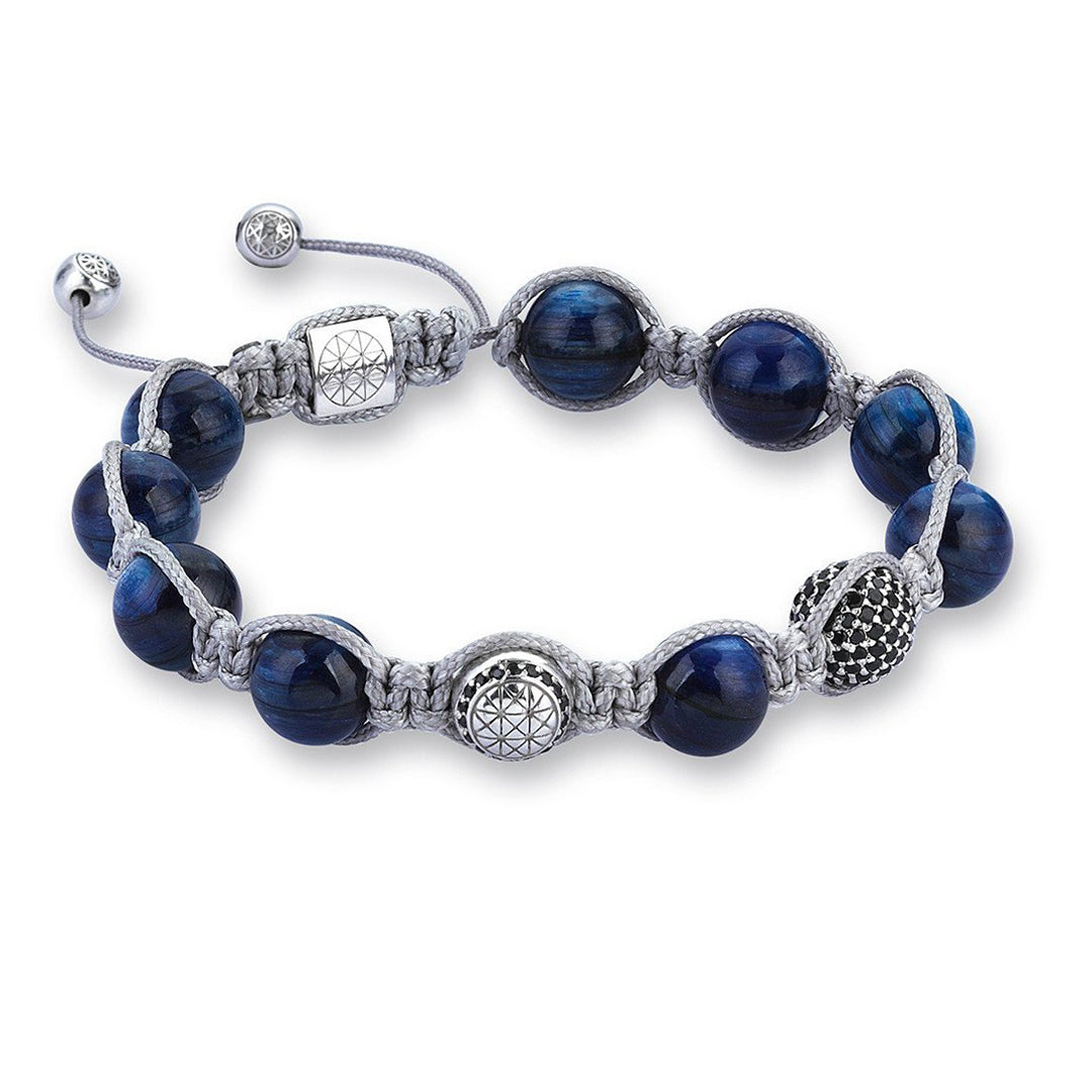 Exclusive Beaded Macrame Bracelet - Kyanite