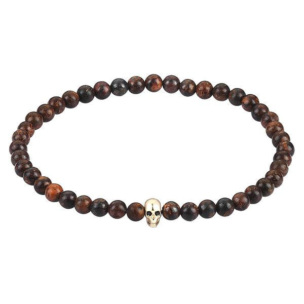 Women's MicroSkull & Genuine Black Diamonds