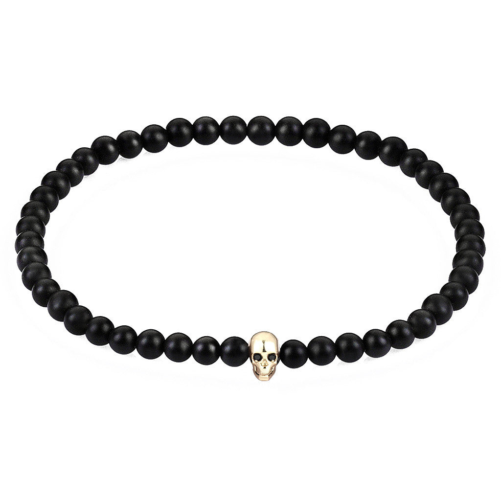 MicroSkull & Genuine Black Diamonds