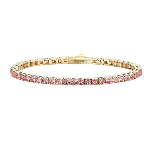 Women’s Pink Classic Tennis Bracelet