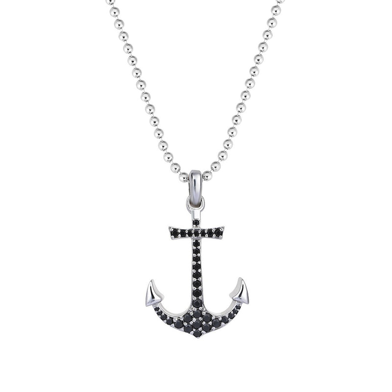 Anchor Necklace - Solid Silver 