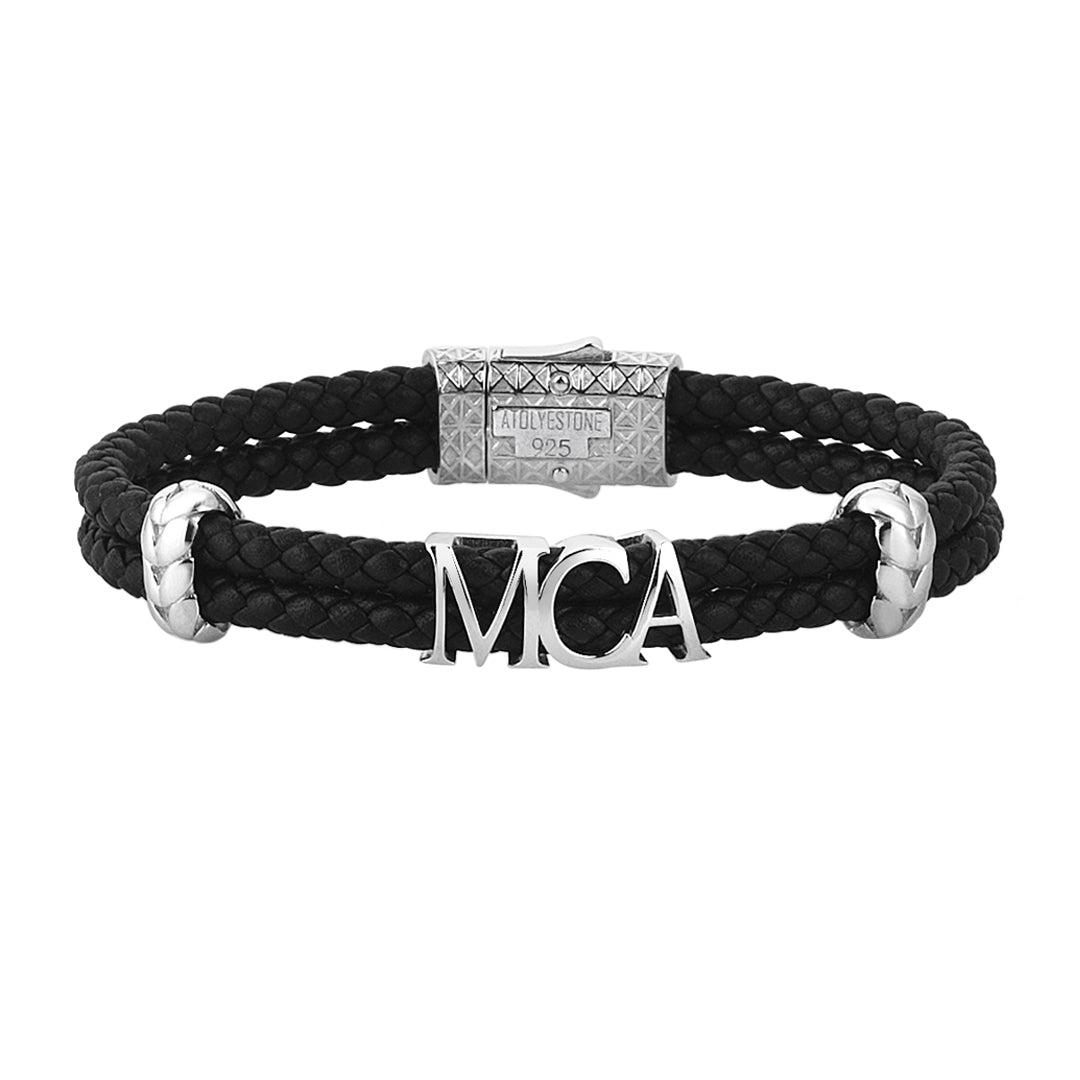 Atolystone Personalized Bracelet - Solid White Gold