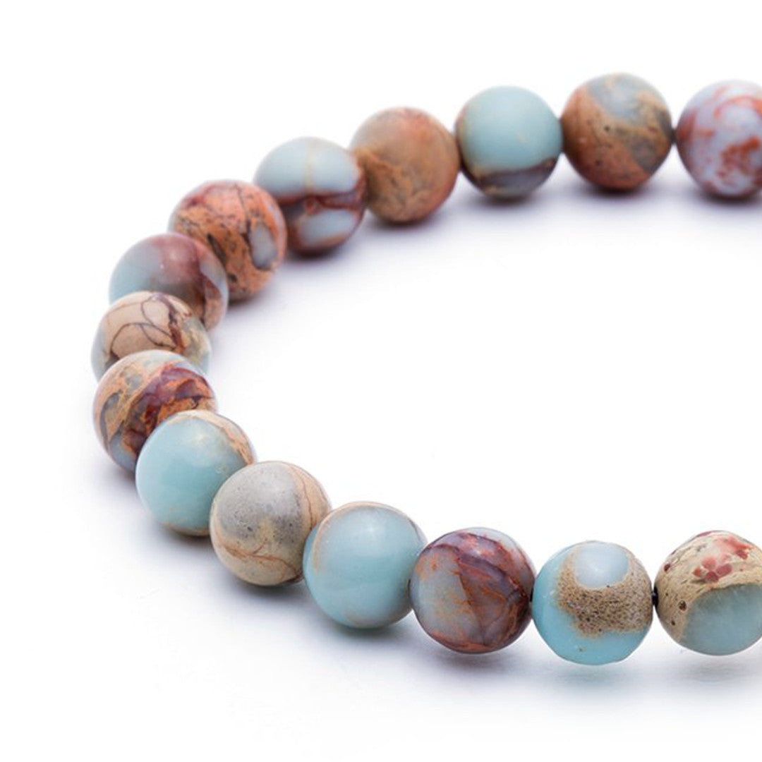 Aqua Terra Mens Beaded Bracelet