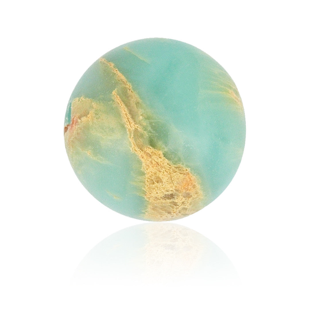 Mens Leo Beaded Bracelet - Aqua Terra