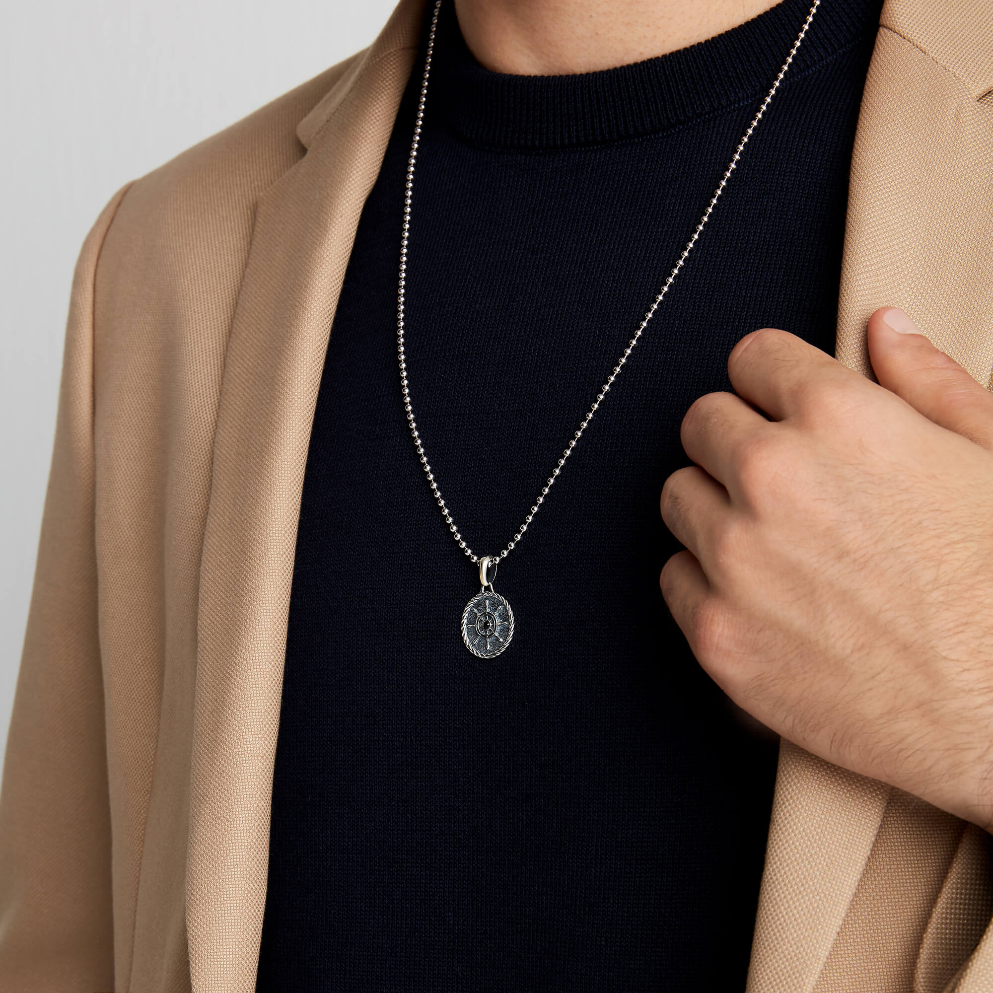Rudder Necklace for Men