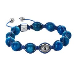 Blue Apetite Beaded Macrame Bracelet