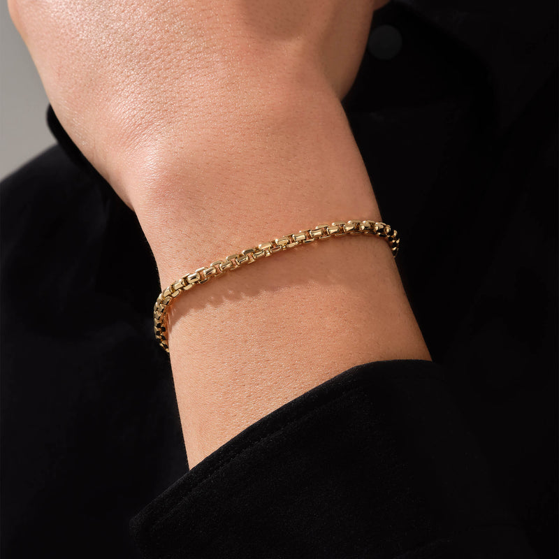 Box Chain Bracelet - Gold
