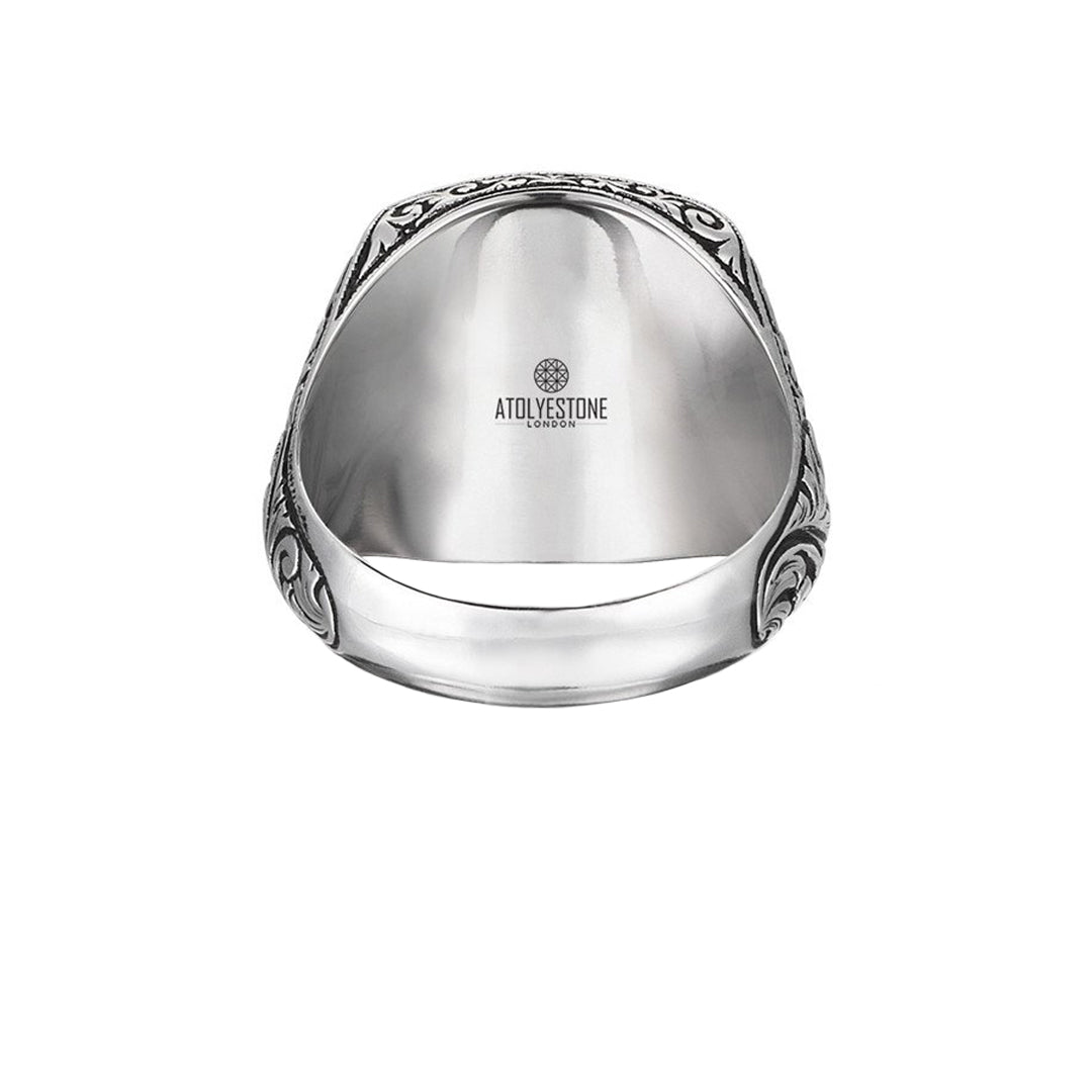 Classic Cushion Pave Ring for Men