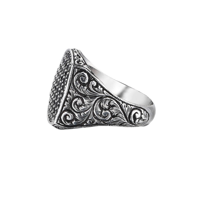 Classic Cushion Pave Ring