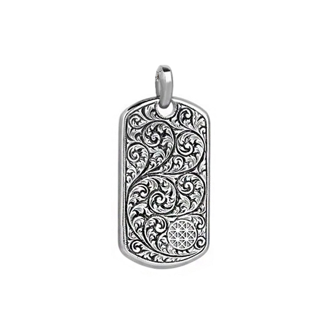 Classic Soldier Tag Necklace - 18k Solid Gold