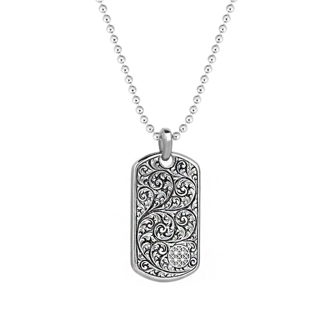 Dog Tag Necklace with Chain