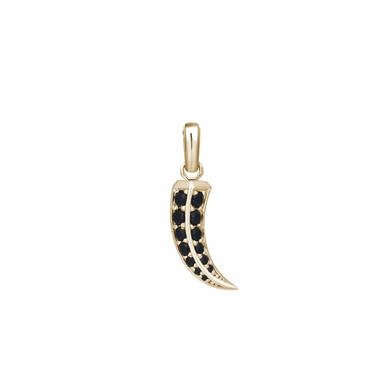 14k Claw Necklace - Yellow Gold