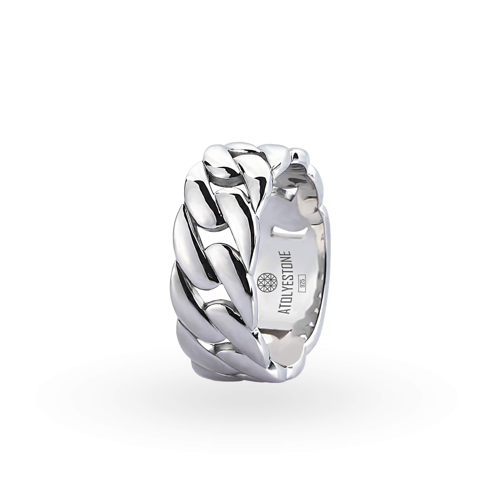 Chain Ring - Solid Silver