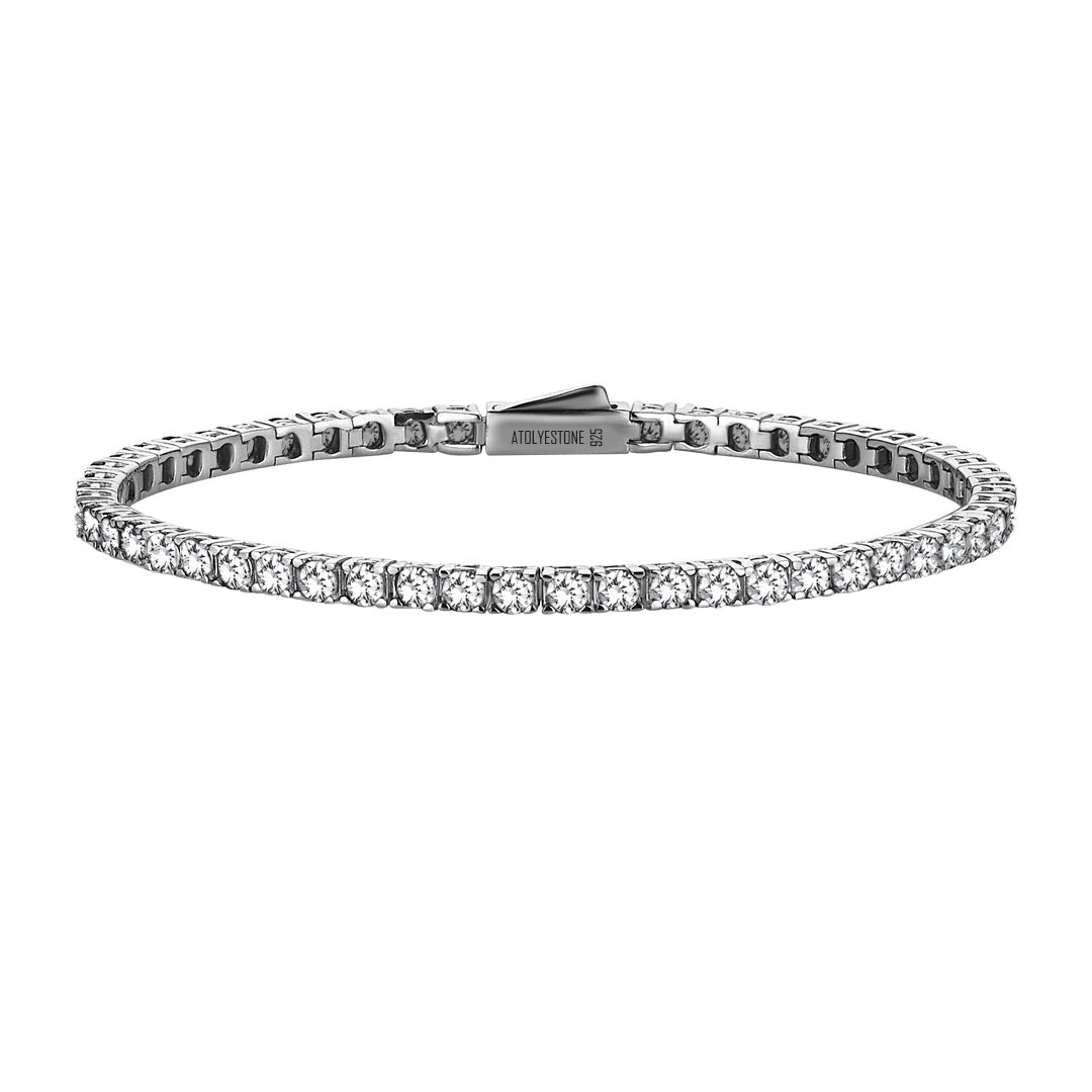 Classic Tennis Bracelets - White Cubic Zirconia