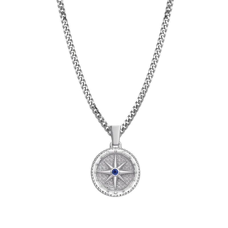 Compass Necklace With Chain