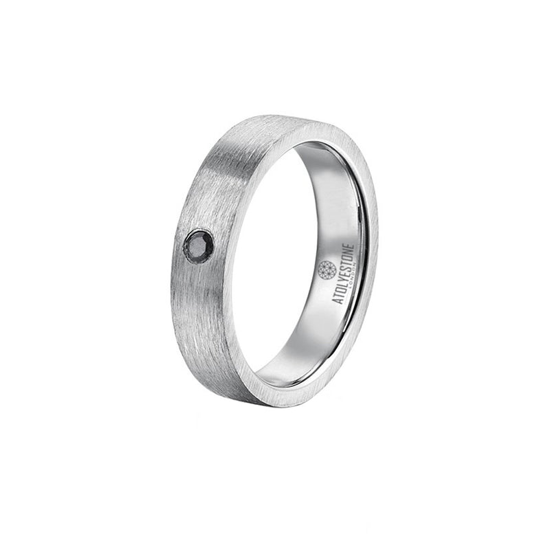 Mens Diamond Coyote Buttes Ring - Solid Silver