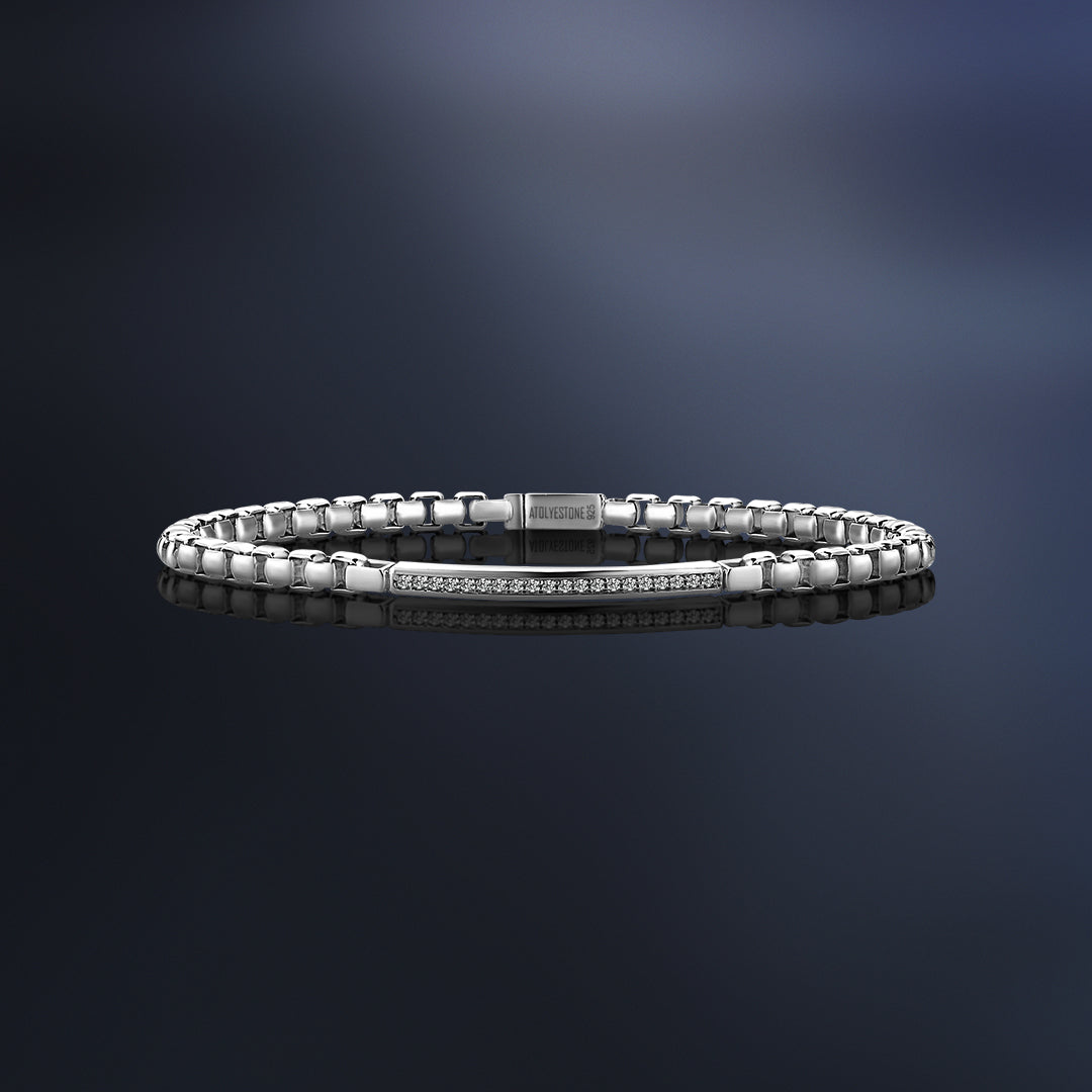 Mens Diamond Chain Bracelet