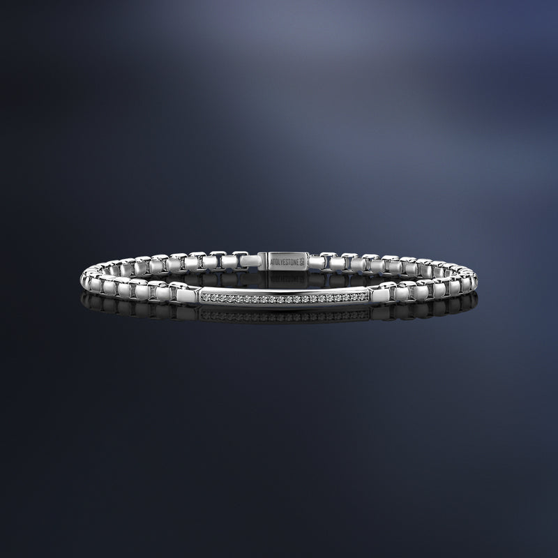 Mens Diamond Chain Bracelet