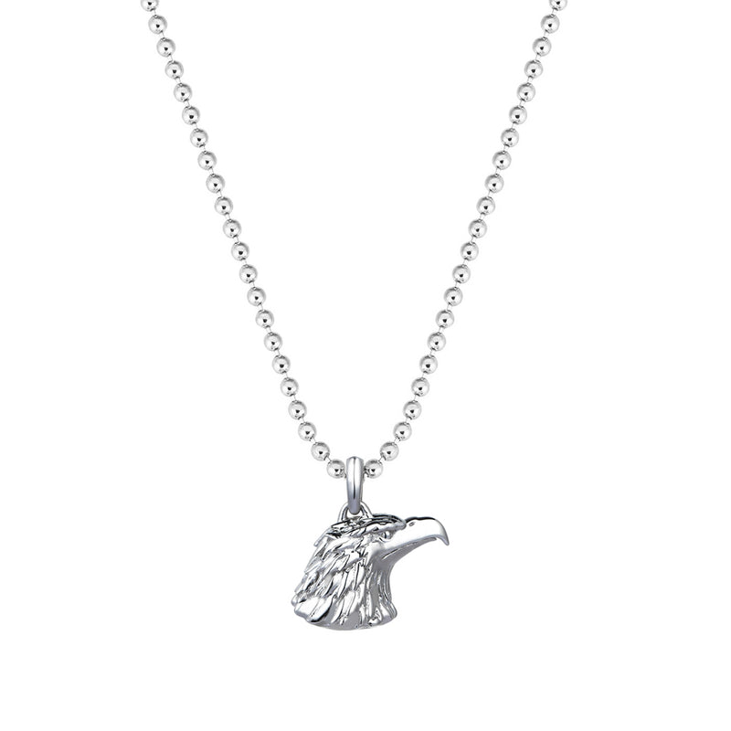 Eagle Charm Necklace - Solid Silver