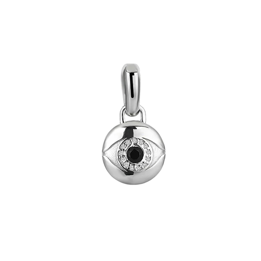 Men's Evil Eye Pendant in Silver