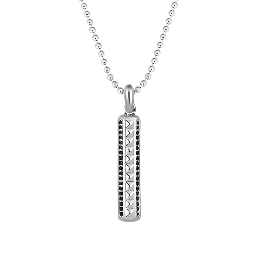 Minimal Pyramid Pave Pendant in Gold (Pendant Only)
