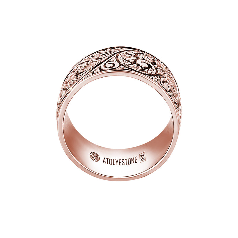 18k Rose Gold Classic Band Ring