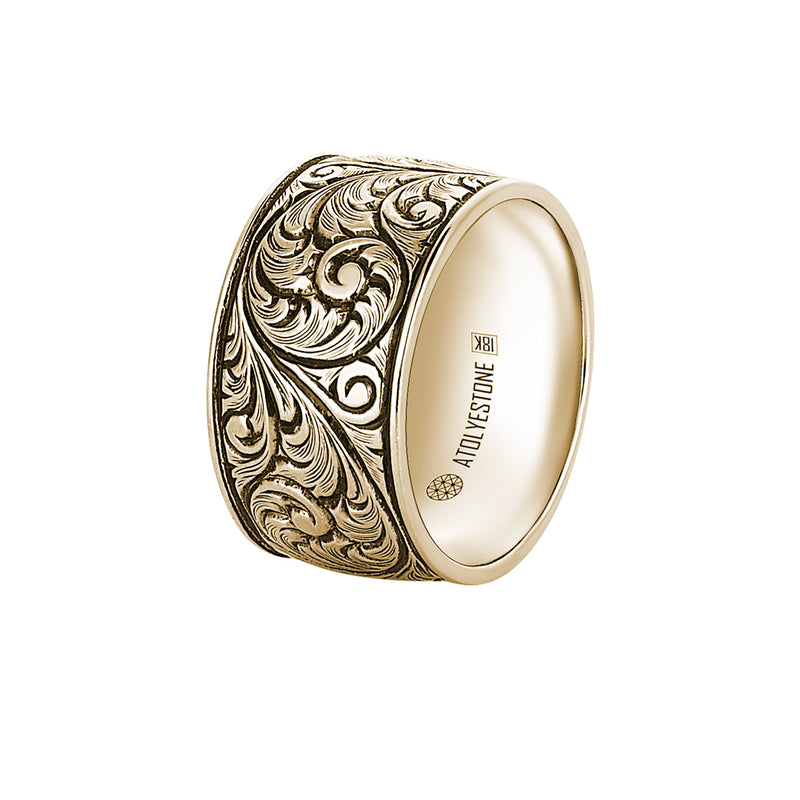18k Solid Gold Classic Band Ring