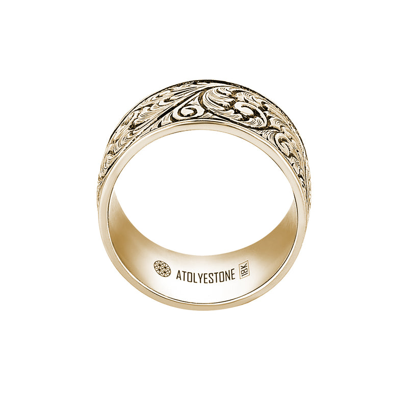 Premium Classic Band Ring in 18k Gold