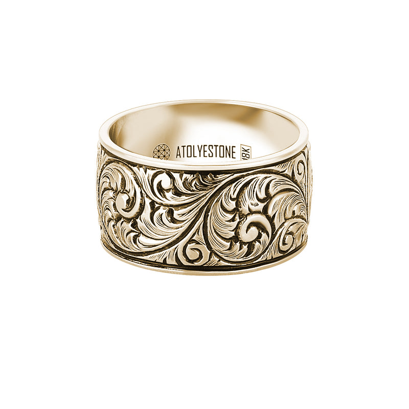 Premium Classic Band Ring in Gold