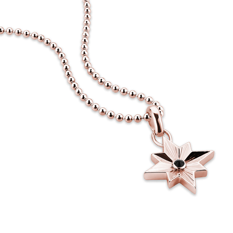 North Star Necklace - Gold Plated Sterling Silver & Cubic Zirconia –  avantejewel.com