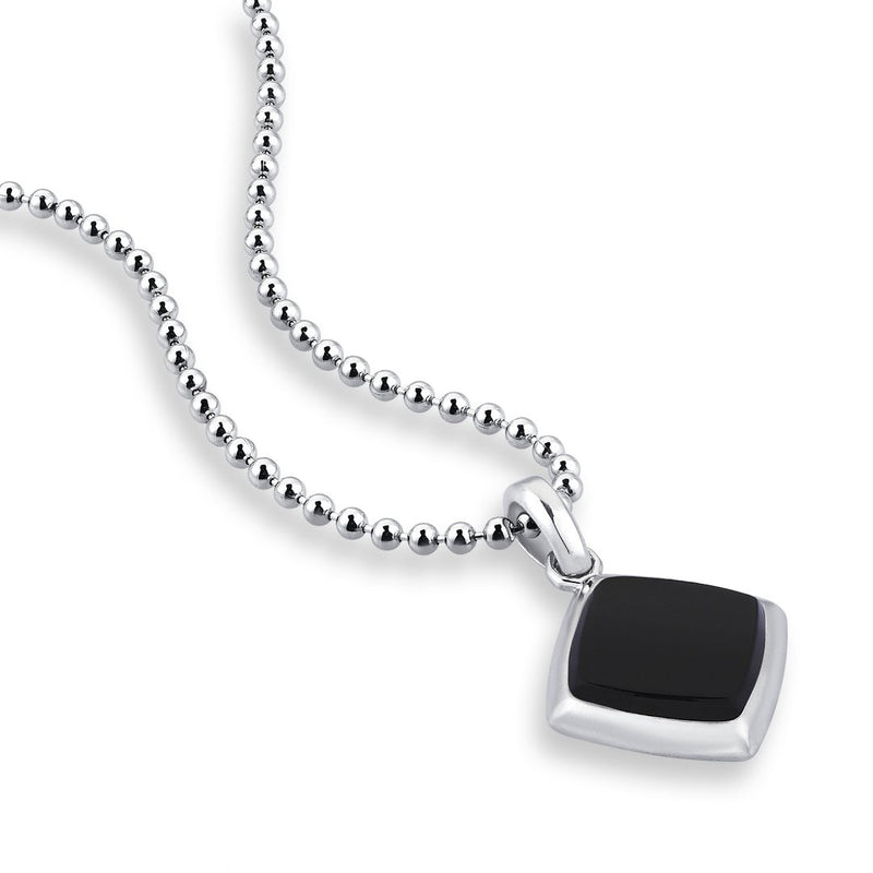 Agate Mens Necklace - Solid Silver