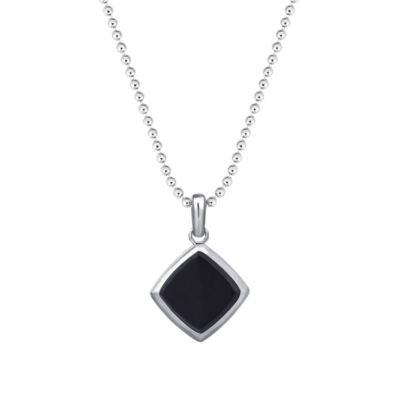 Prime Necklace - Solid Silver - Agate