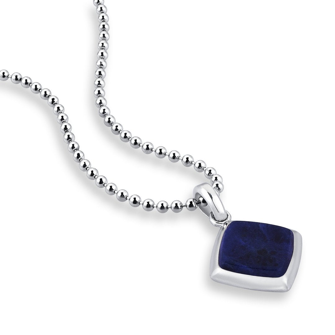 Sadolite Mens Necklace - Solid Silver