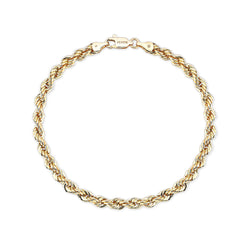 Rope Chain Bracelet in Gold