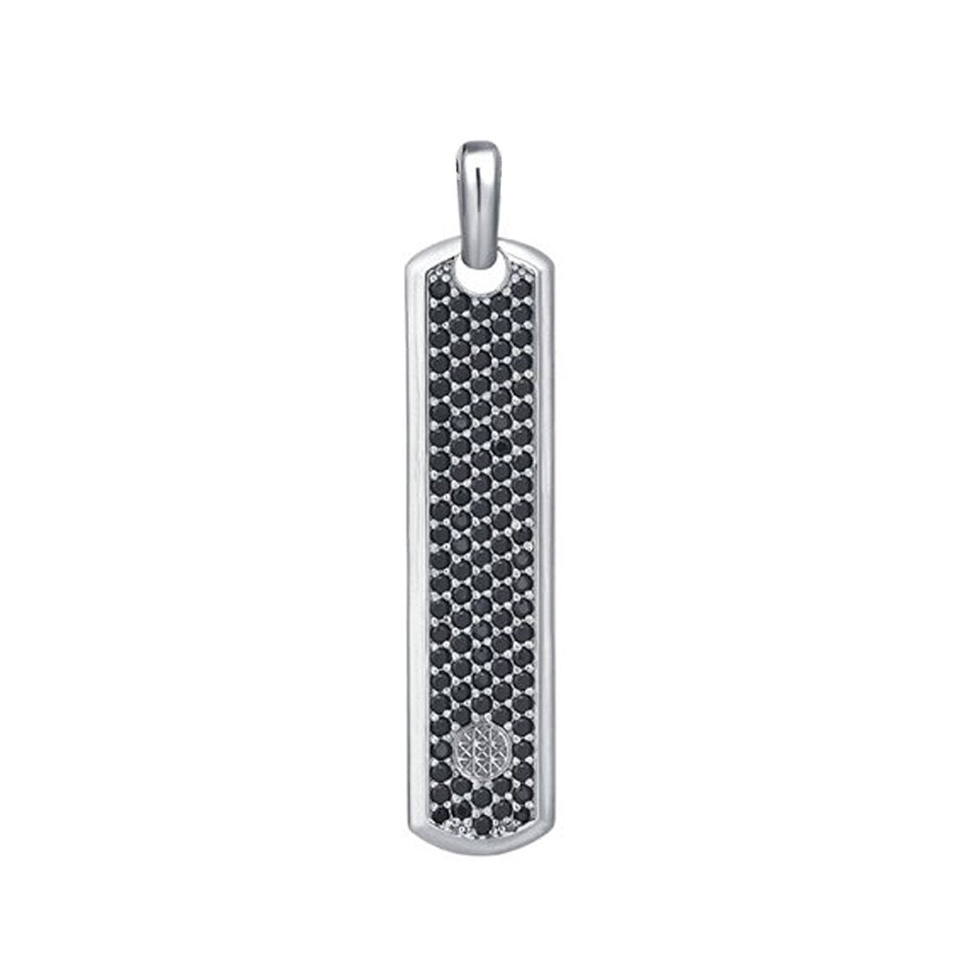 Samurai Tag Pendant - Solid Silver