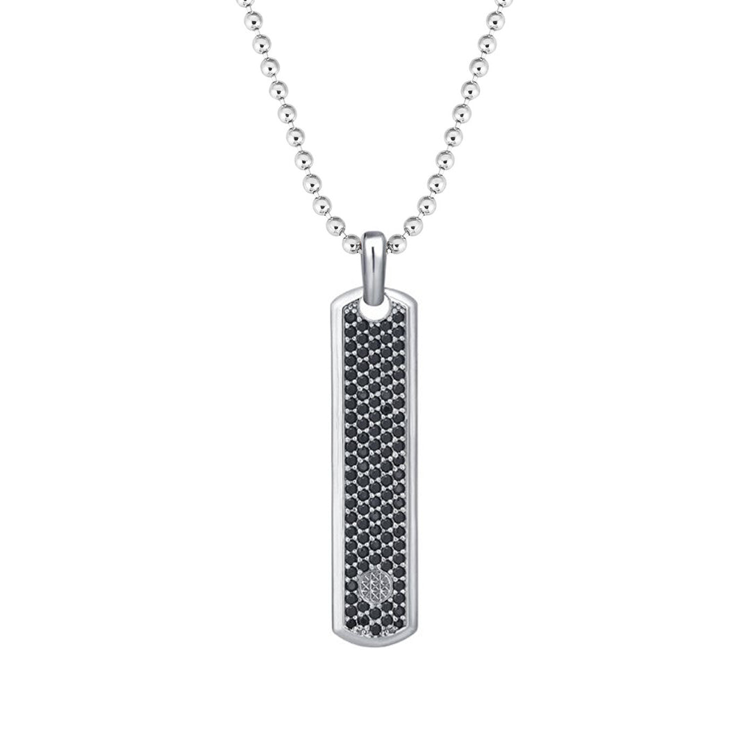 Samurai Tag Necklace - Solid Silver