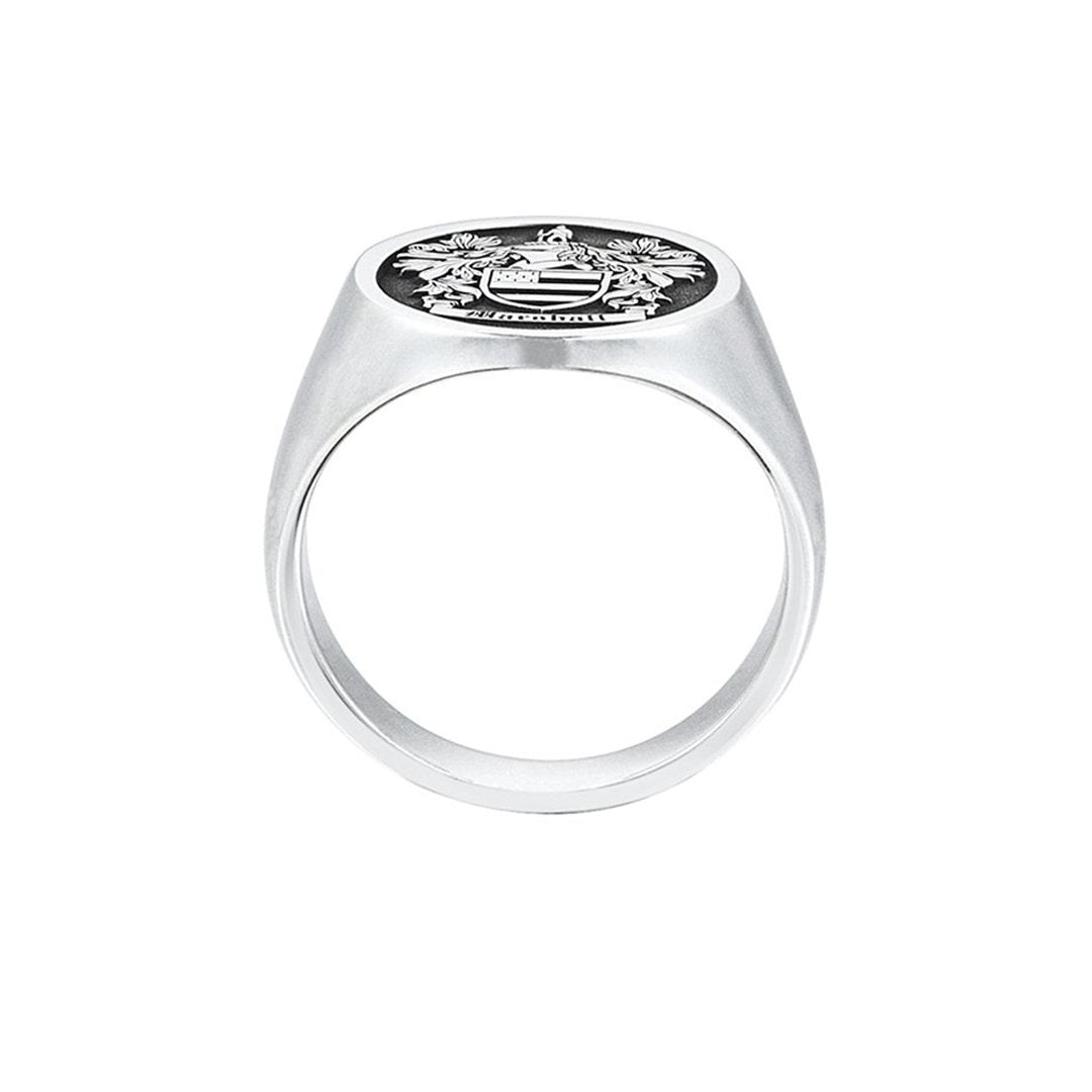Oval Ring Base For Family Crest