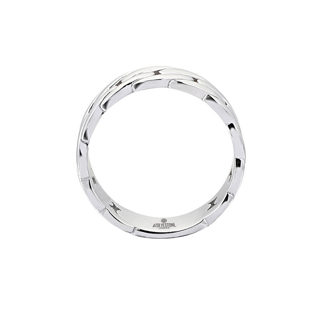 Chain Ring - Gold by Atolyestone