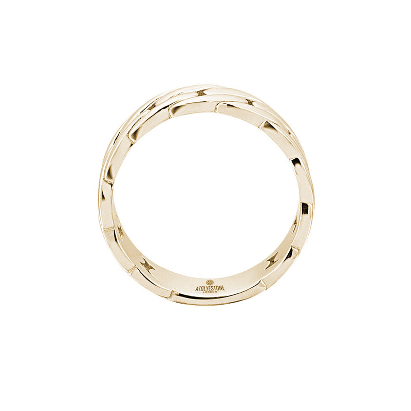 Chain Ring - Gold for Men