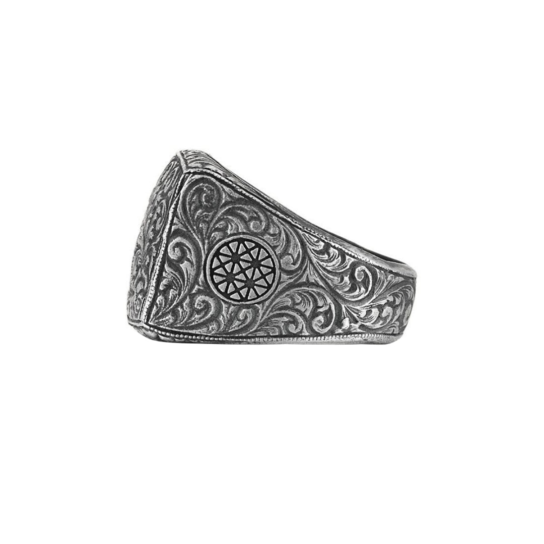 Men's Classic Ring in 925 Sterling Silver - Atolyestone