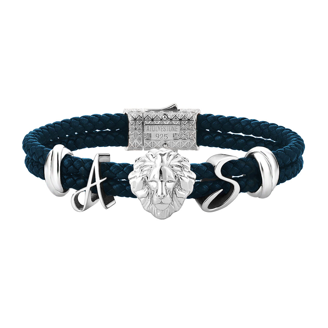 Statement Leo Leather Bracelet